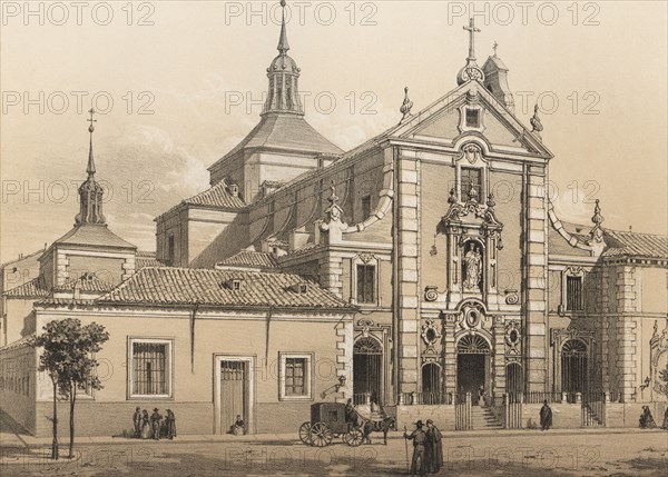 Discalced Carmelite Old Convent, designed in 1730 by Pedro de Ribera and finished in 1748, engrav?