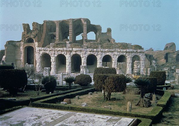 Ruins of the amphitheater where the revolt of Spartacus left, it's the second largest one in the ?