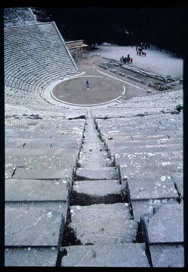 Overview of the Theatre of Epidaurus.