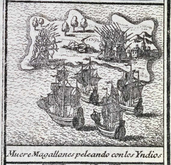 Death of Magellan to intervene in the fight between natives in one of the islands of the Philippi?