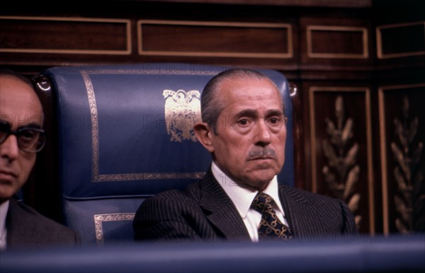 Carlos Arias Navarro (1908-1989), President of the Spanish government, photo 1975.