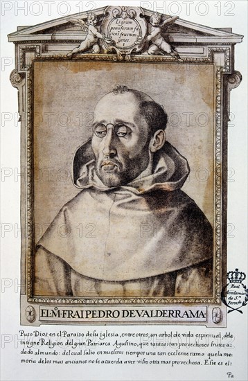 Fray Pedro de Valderrama (1550-1611), Spanish augustine religious born in Seville. 'Libro de desc?