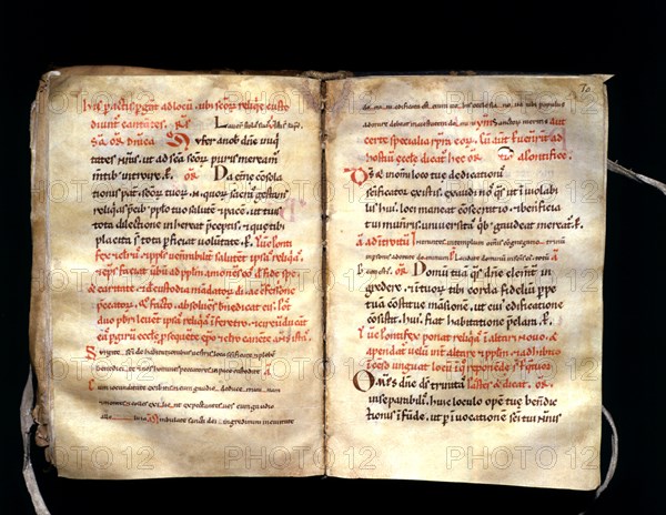 Pontifical from Vic, manuscript on parchment made in the scriptorium of the Cathedral of Vic, fir?