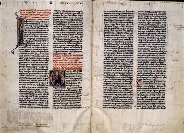 De Civitate Dei Libri XXII (City of God), handwritten copy made probably in Avignon (France), 13t?