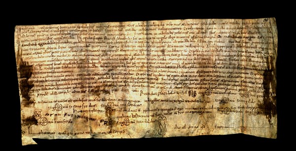 Testament of Arnulf, bishop of Vic, wounded in the expedition to Cordoba, parchment document date?