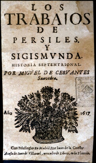 Cover of 'Los trabajos de Persiles y Sigismunda' (Works of Persiles and Sigismunda) by Miguel de ?
