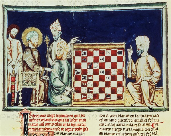 Libro de los juegos, ajedrez, dados y tablas' (Book of games, chess, dice and tables' by Alphonse?