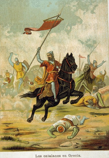 Catalan troops in the campaign of Greece.