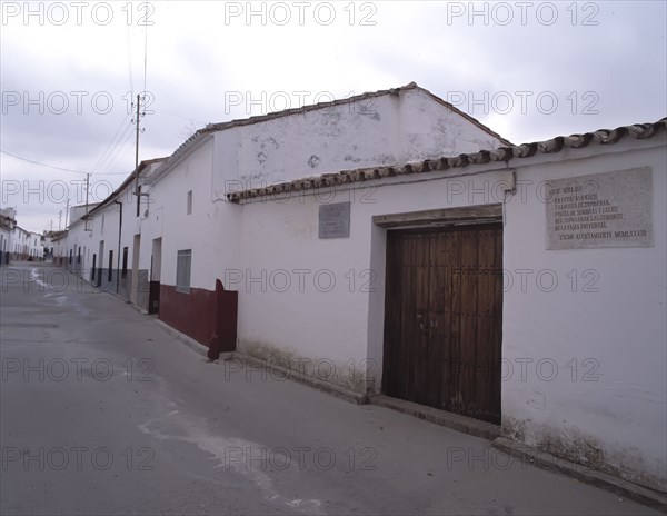 Birthplace now a museum of Francisco de Zurbarán (1598-1664), Spanish Painter born in Fuente de C?