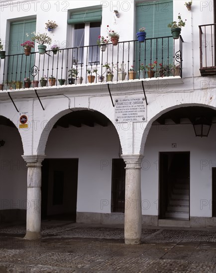 Tombstone recalling the place where the famous Painter Francisco de Zurbarán (1598-1664), Spanish?