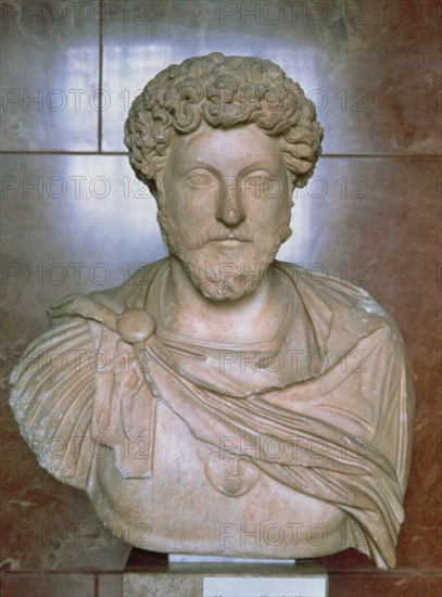 Marcus Aurelius (Marcus Aurelius Antoninus) (121-180), Roman Emperor (161-180).