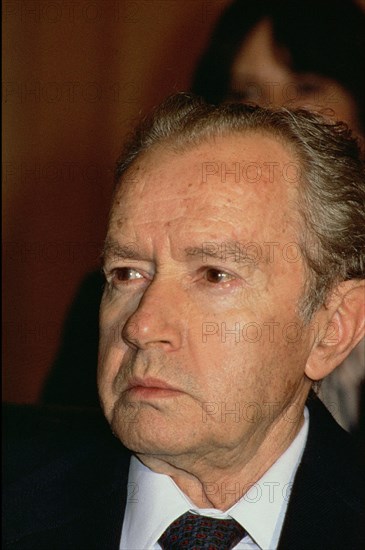 Juan Rulfo (1918-1986), Mexican novelist born in Sayula (Jalisco), photo 1987.