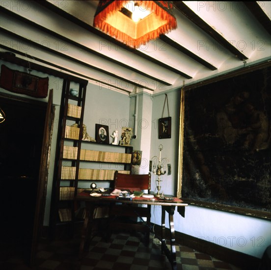 Office of the house he occupied during his arrival at Baeza Antonio Machado (1875-1939), Spanish ?