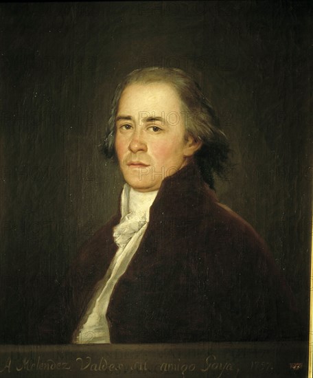 Juan Meléndez Valdés (1754-1817), Spanish poet, jurist and politician. Oil by Goya.