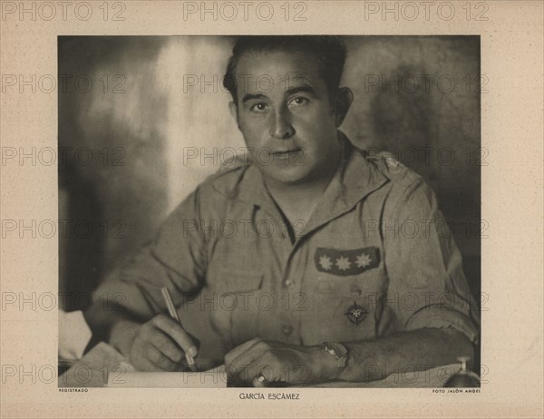 Spain. Civil War (1936-1939). Military of the National Army. Francisco García Escámez (1893-1951)?