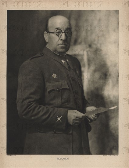 Spain. Civil War (1936-1939). Military of the National Army. José Moscardó Ituarte (1878-1956). P?