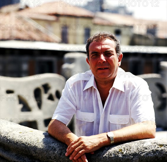 Juan Jose Alonso Millán, Spanish writer, portrait 1990.