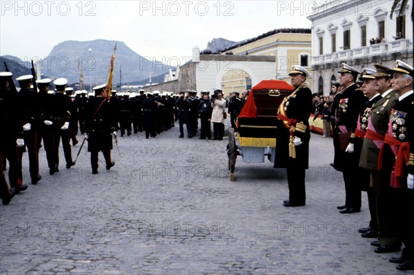 Burial of the remains of Alfonso XIII (1886-1941) in 1980, were transferred from  Rome to the Pan?