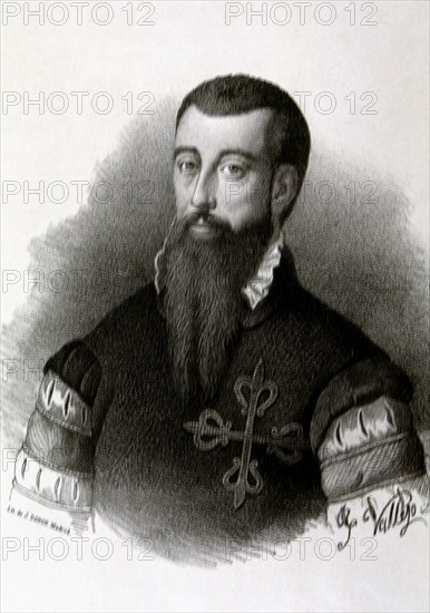 Garcilaso de la Vega (1501-1536), Spanish poet and Military.