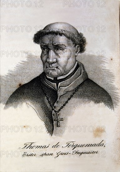 Fray Tomas de Torquemada (1420-1498), Spanish Dominican, inquisitor general appointed by Innocent?