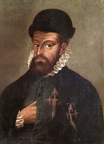 Francisco Pizarro (1475-1541), Spanish conqueror.