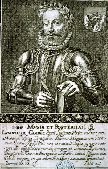 Luis Vaz de Camoes (1524-1580), Portuguese writer and poet.