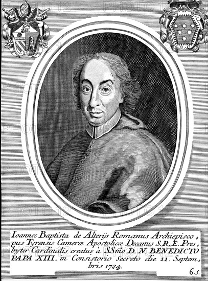 Benedict XIII, Vincenzo Maria Orsini (1649-1730), pope from 1724 to 1730.