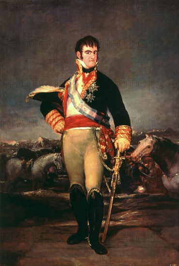 Fernando VII. (1784-1833), King of Spain. (1808-1833).
