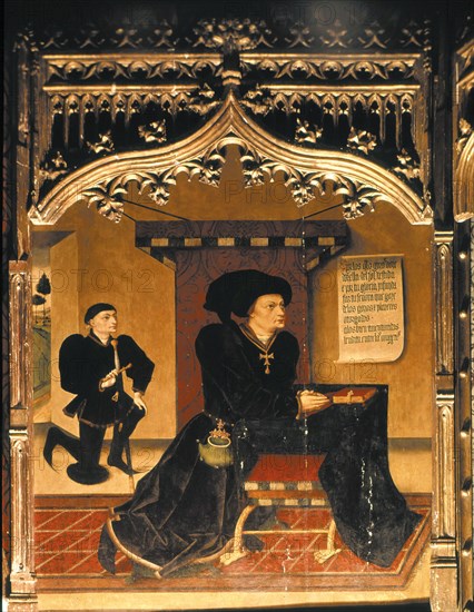 Iñigo López de Mendoza (1398-1458), Marquis of Santillana, Castilian poet and politician.