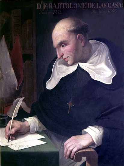 Fray Bartolome de las Casas (1474 -1566), Spanish Dominican.