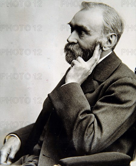 Alfred Nobel (1833-1896), Swedish chemist.