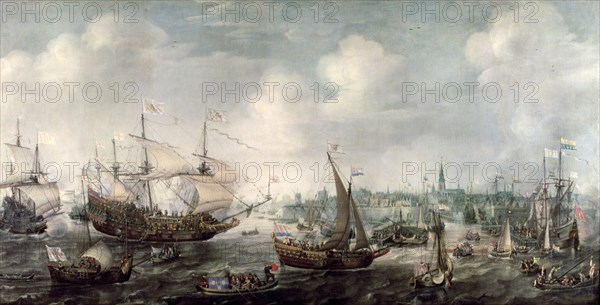 Arrival of Frederick V of the Palatinate to Vlissingen, 5th May 1613.