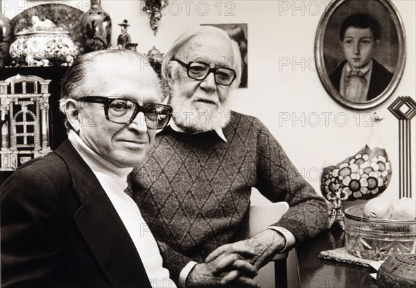 Joan Oliver i Sallarés (1899 - 1986) and Pere Calders i Russinyol (19121994), Catalan writers.