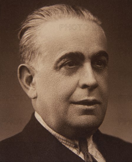 Joaquin Chapapietra and Torregrosa (1871-1951), Spanish politician, reproduction of a photo.