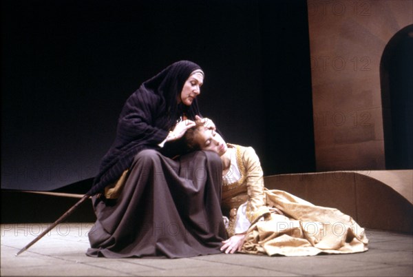 Amparo Rivelles, Spanish actress during the performance of 'La Celestina' beside Adriana Ozores i?