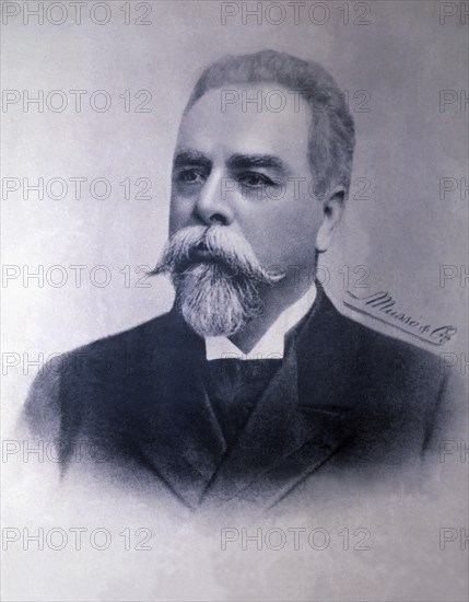Manuel Ferraz de Campos Salles (1841-1913), Brazilian senator, photo published in the newspaper J?
