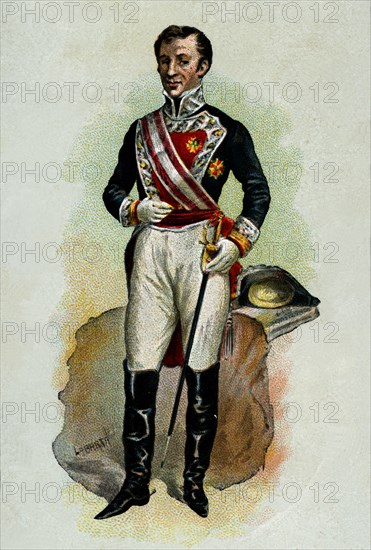 Rafael de Riego y Nunez (1785-1823), Spanish military and politician, began the military uprising?