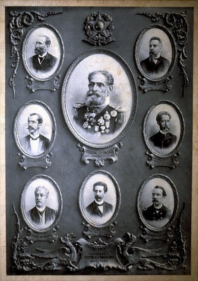 Provisional Government of the Brazilian Republic (1889), chaired by D. da Fonseca, A. Lobos, Camp?