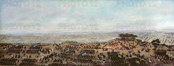 Battle of Yatai, 1865, oil on canvas.