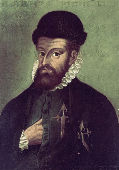 Francisco Pizarro (1478-1541), Spanish conqueror.