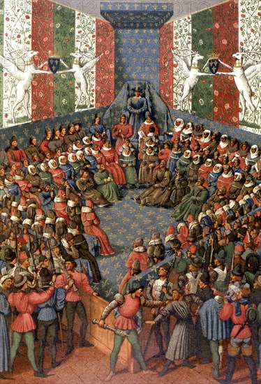 Trial of Charles VII to John, Duke of Alençon, accused of conspiring with the English against Fra?