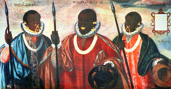 Mulattoes from Esmeraldas, Painting, 1599.