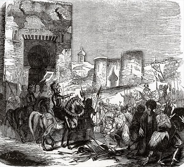 Capitulation of Nasrids during the conquest of Granada, by the armies of the Catholic Kings, Janu?