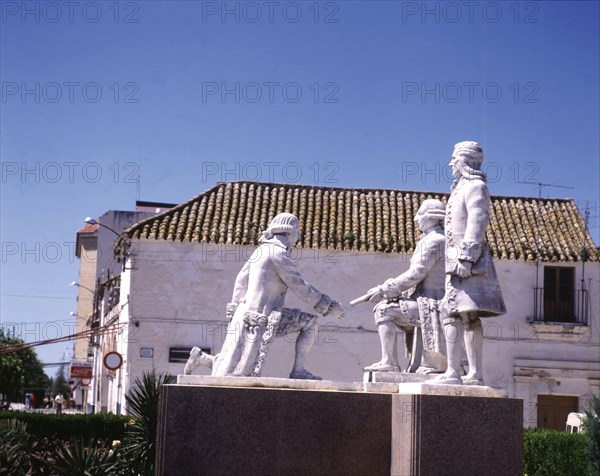 Monument to remember the repopulation of these lands, dedicated to Carlos III. (1716-1788), king ?