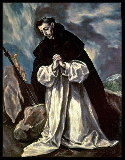 Santo Domingo of Guzmán (1170-1221), founder of the Order of Friars Preachers or Dominicans.