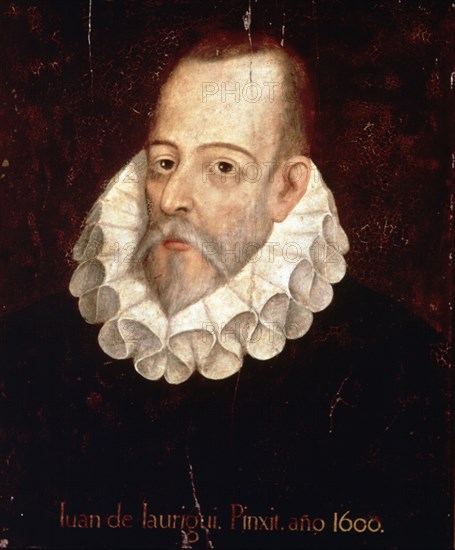 Miguel de Cervantes y Saavedra (1547-1615), Spanish writer.