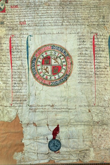 Scroll of the reign of Sancho IV the Brave, when Diego López de Haro was second lieutenant and bu?