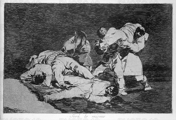 The Disasters of War, a series of etchings by Francisco de Goya (1746-1828), plate 21: 'Será lo m?