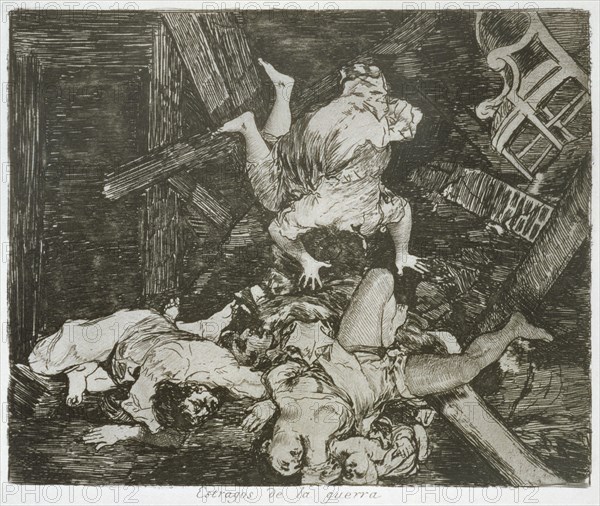 The Disasters of War, a series of etchings by Francisco de Goya (1746-1828), plate 30: 'Estragos ?