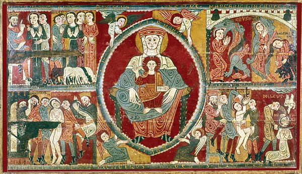 Front of the altar of the chapel of St. Margaret, with scenes of the martyrdom of the saint, from?